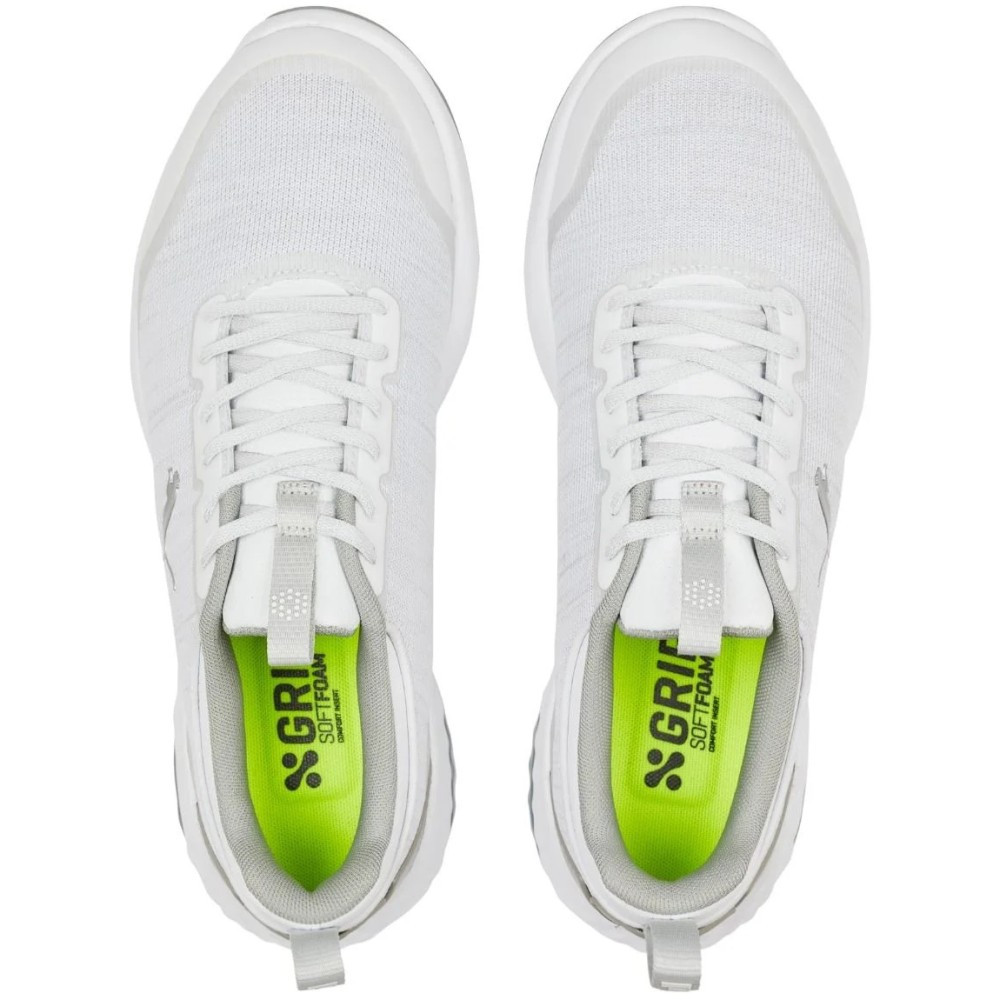 Puma Men's Fusion Pro Golf Shoes White/Silver/High Rise - Maple