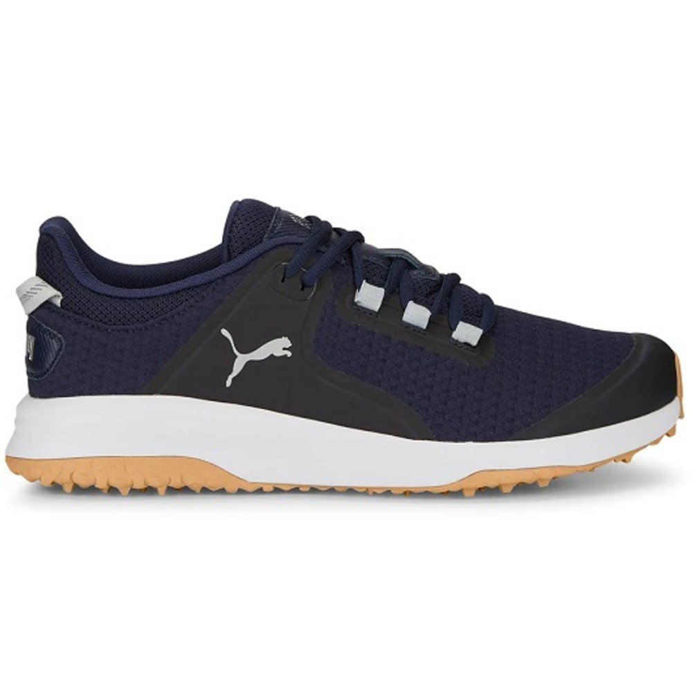 Puma Men's Fusion Grip Golf Shoes - Puma Navy/Puma Silver/Gum