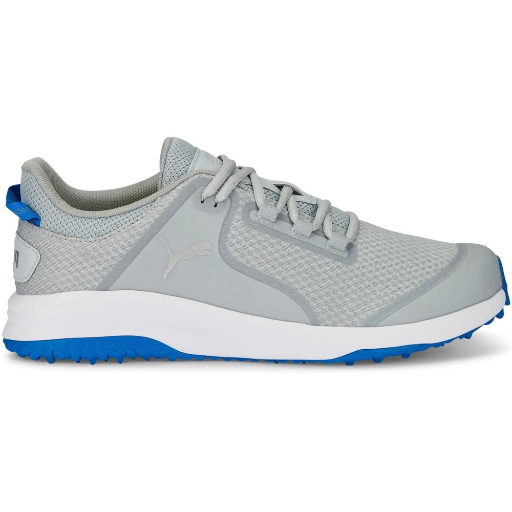 Puma Men's Fusion Grip Golf Shoes - Gray/Silver/Blue - Maple Hill Golf