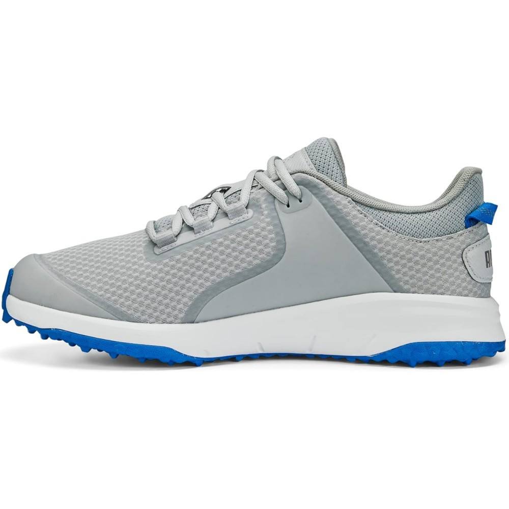 Puma Men's Fusion Grip Golf Shoes Silver/Royal Blue - Maple Hill Golf