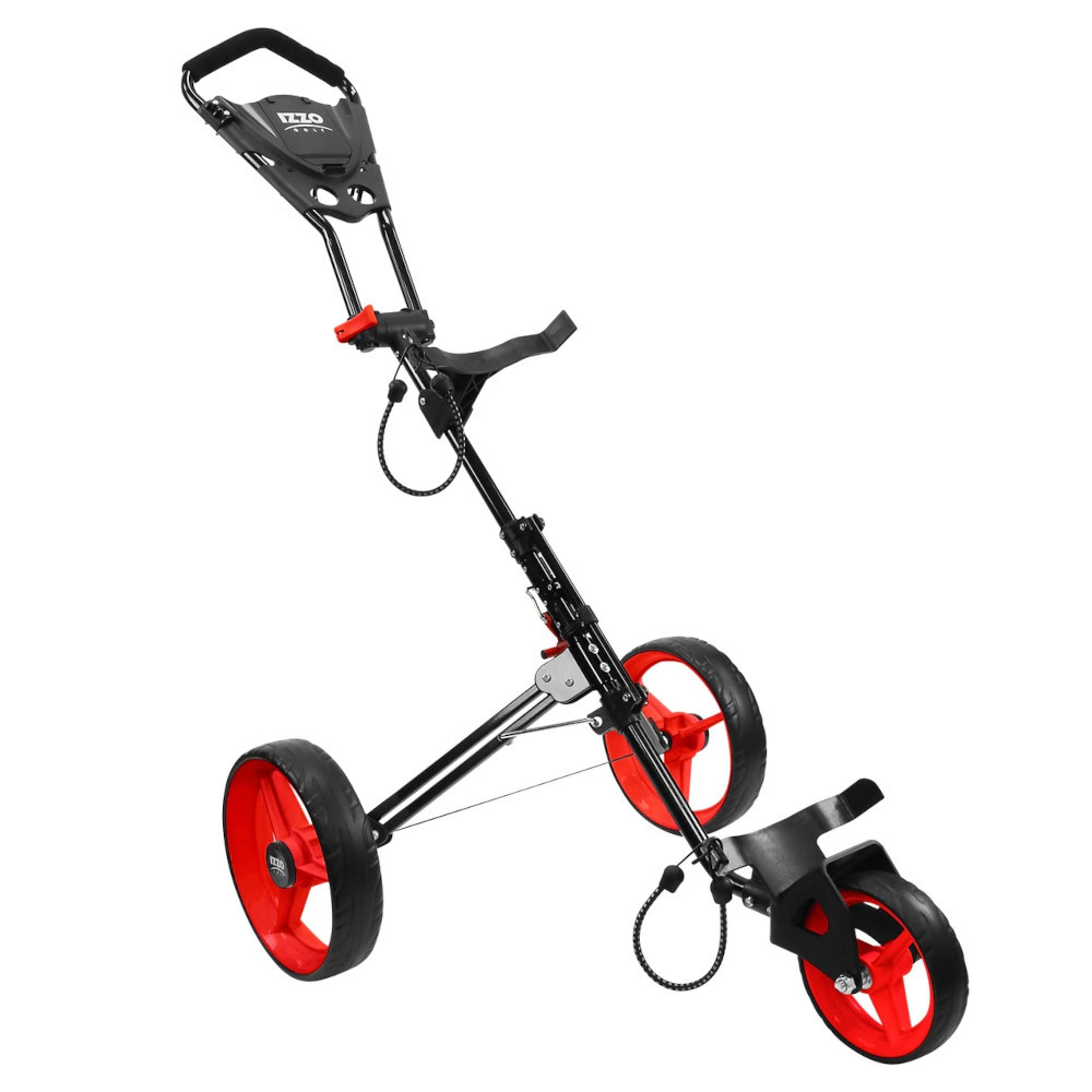 Izzo Rover II 3-Wheel Push Cart - Maple Hill Golf