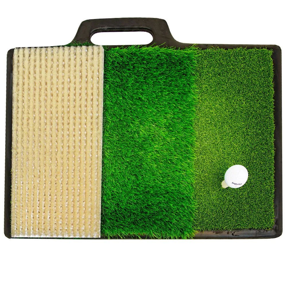 JEF World of Golf 3 Tier Practice Mat w/ Sand Trap - Maple Hill Golf