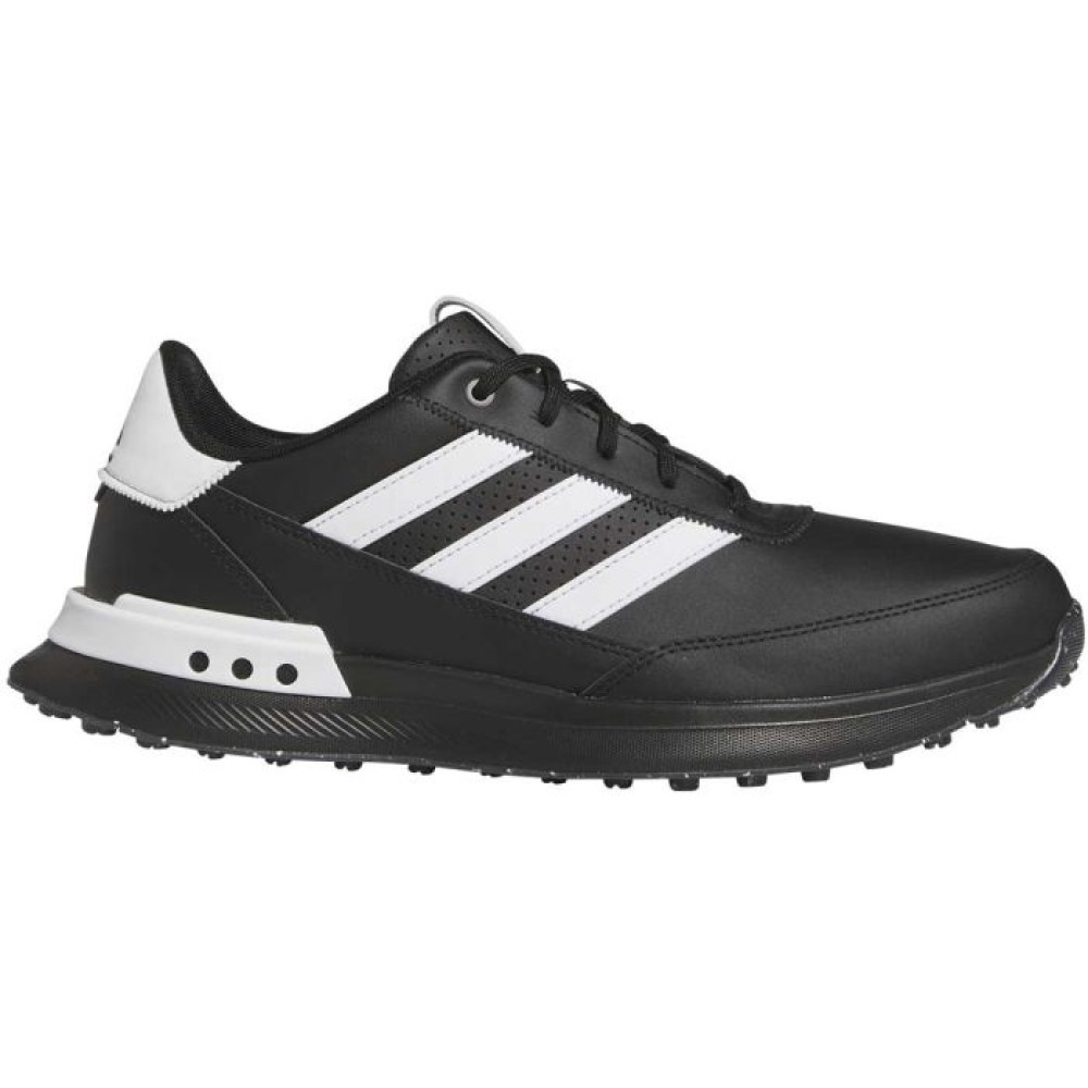 Adidas Men's S2G SL Leather 24 Golf Shoes - Black - Maple Hill Golf