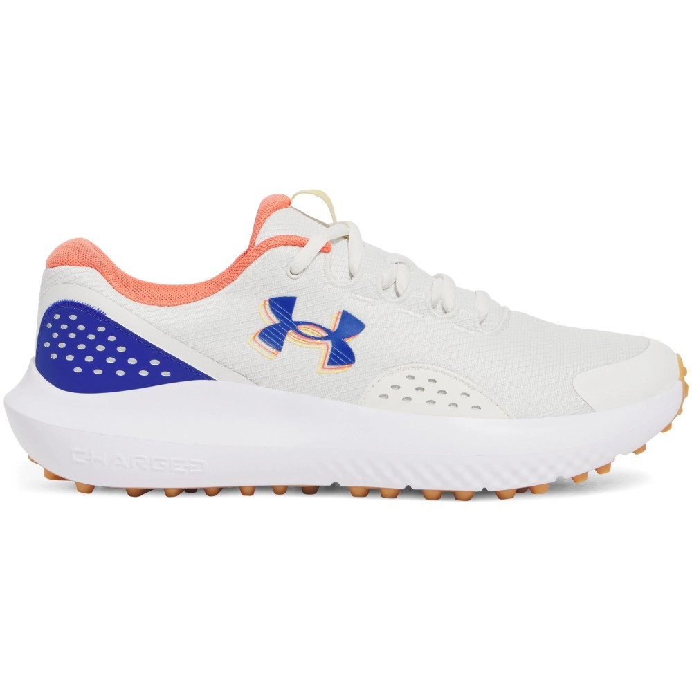 Under Armour Men's Surge Golf SL Golf Shoes - White Clay/Royal
