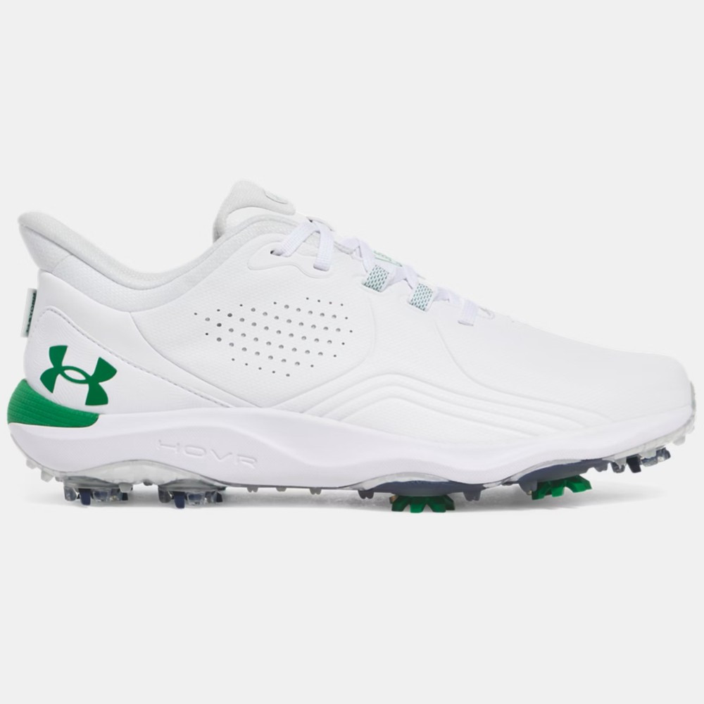 Under Armour Men's Drive Pro LE Golf Shoes White/Kelly Green