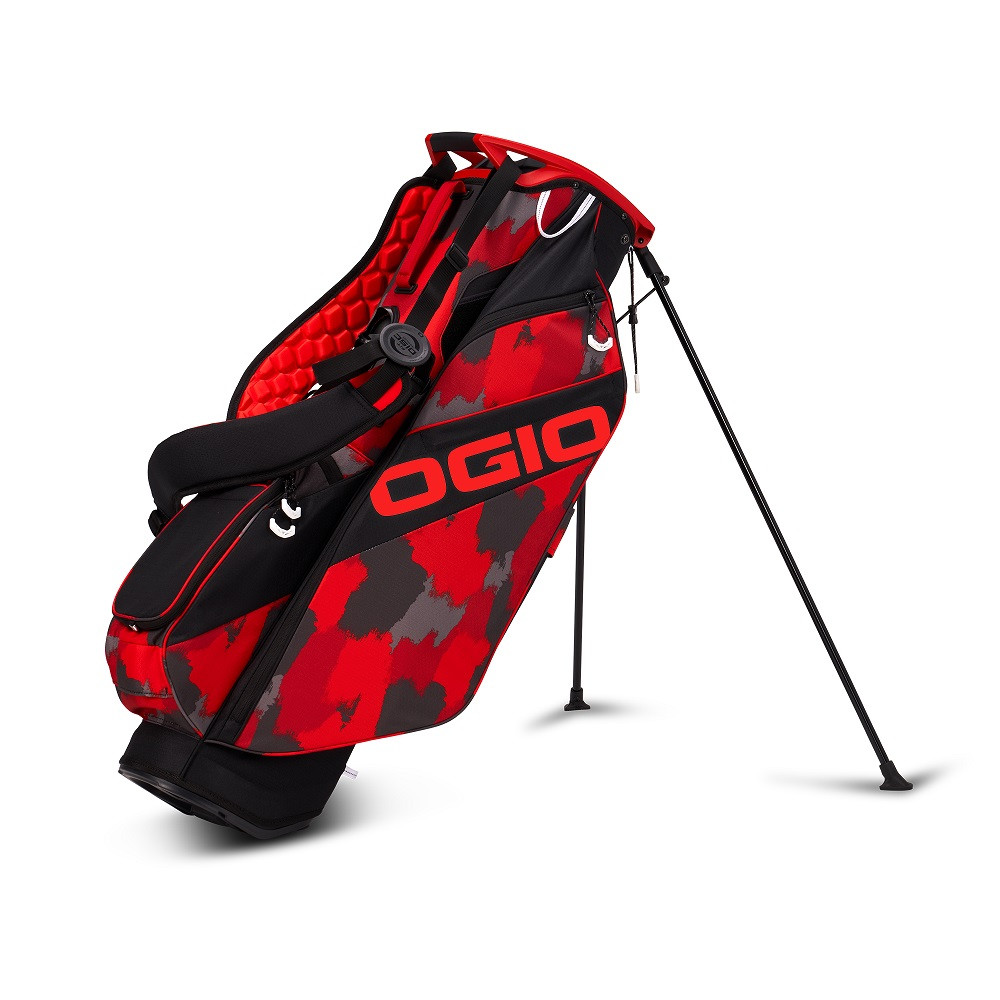 4月購入美品】OGIO 24 チェッカーフラッグ スタンド式キャディバッグ 
