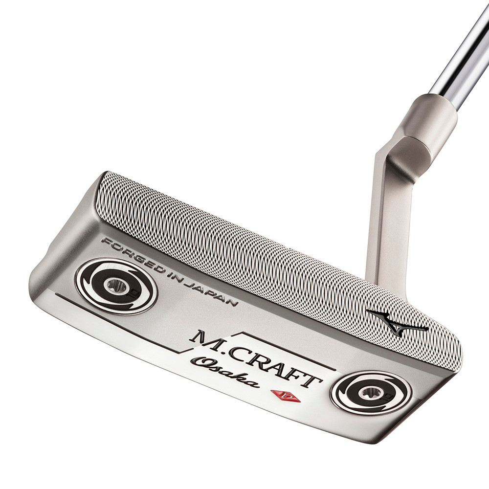 Mizuno M Craft Osaka Plumber's Neck Putter - Nickel - Maple Hill Golf