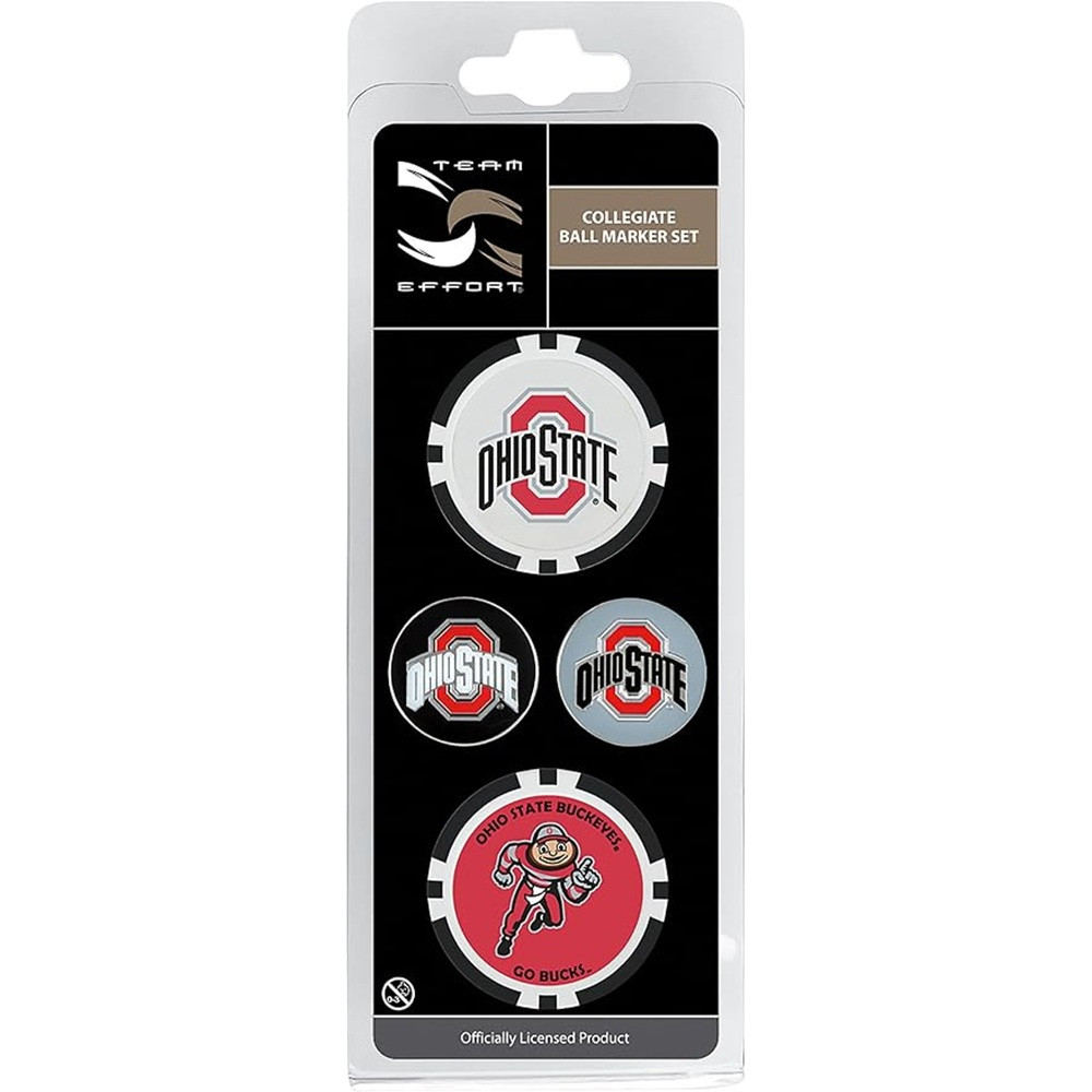 Team Effort Ohio State Buckeyes Ball Marker