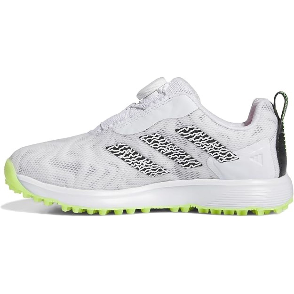  CODECHAOS BOA ゴルフシューズ 25cm JH8936 Junior Adidas CodeChaos BOA 25 Golf Shoes - White/Black/Lemon