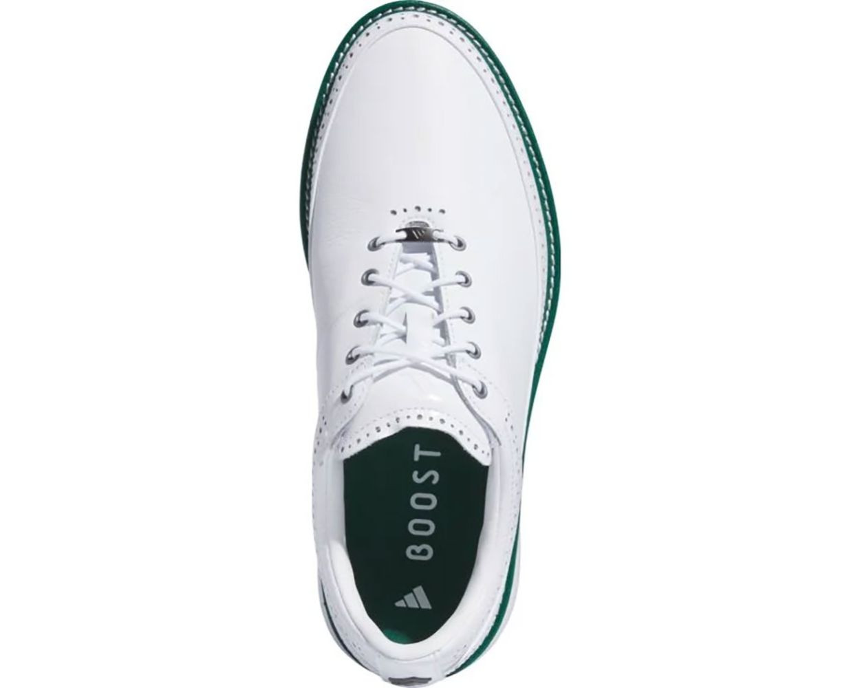 Adidas Unisex MC80 Golf Shoes - White/Silver/Green - Maple Hill Golf