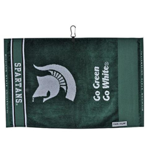 Team Effort Michigan State University Jacquard Golf Towel