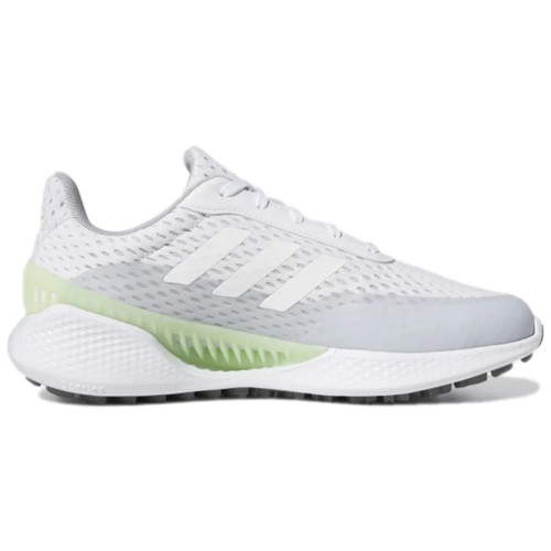 Adidas Women's Summervent Golf Shoes - White/Almost Lime