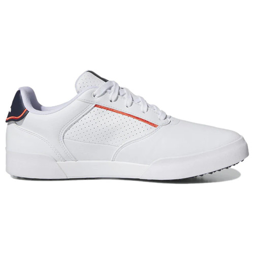 Adidas Men's Retrocross Spikeless Golf Shoes - White/Collegiate Navy