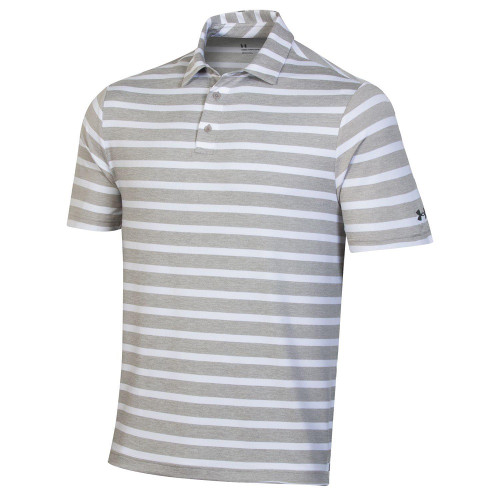 Under Armour Mens Playoff 2.0 Back 9 Stripe Polo