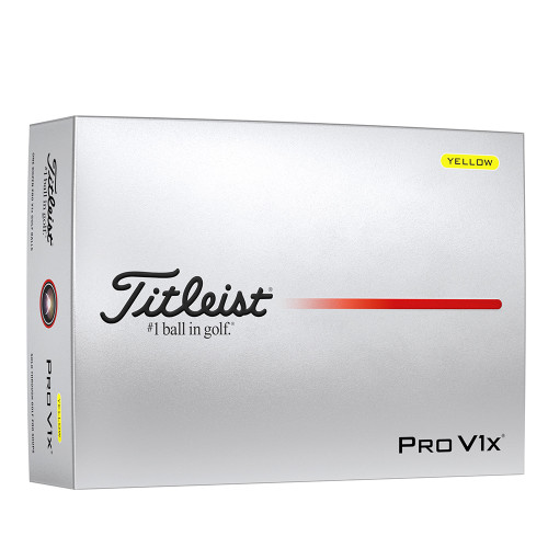 Titleist Pro V1x Golf Balls Yellow