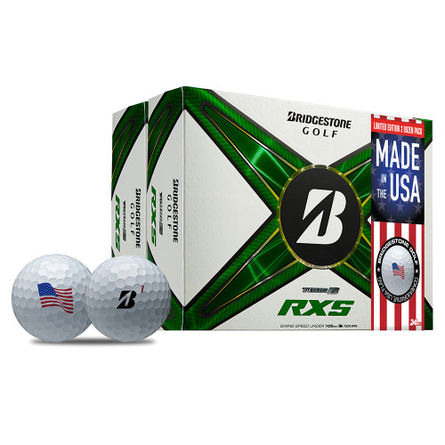 Bridgestone Tour B RXS White Golf Balls - USA Double Dozen