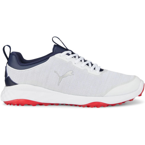 Men's Puma Fusion Pro Golf Shoes Puma White Puma Navy For