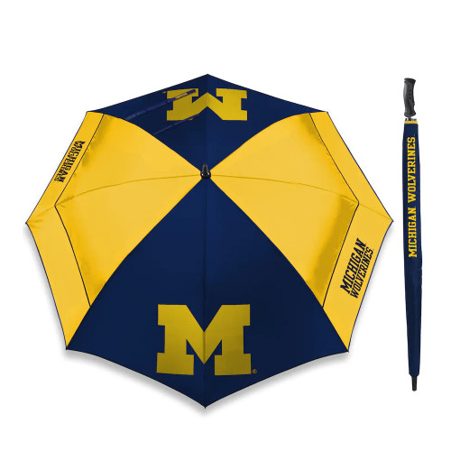 Team Effort University of Michigan Windsheer Lite 62" Umbrella