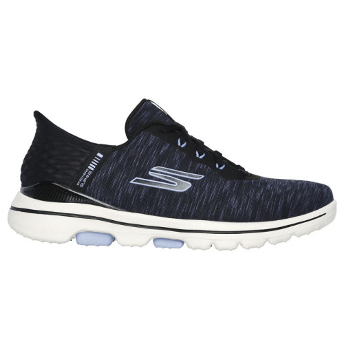 Skechers Women's Go Golf Walk 5 Slip Ins Golf Shoes - Black/Lavender