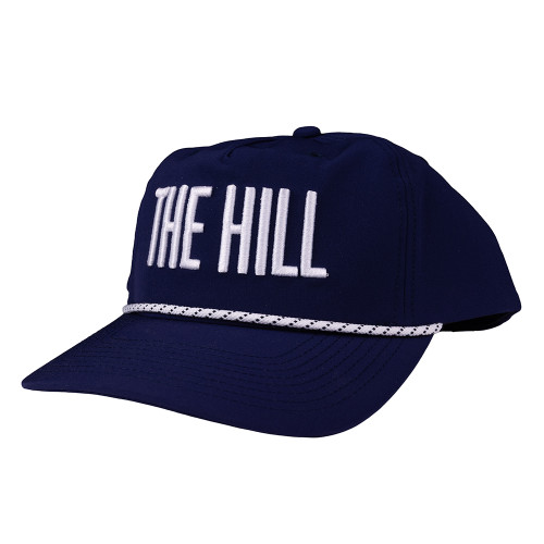 Swannies "The Hill" Rope Snapback Hat - Navy / White