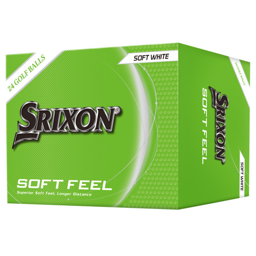 Srixon Soft Feel 14 White Golf Balls - Double Dozen Pack
