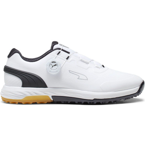 Puma Men's Alphacat Nitro Disc Golf Shoes White/Black/Gum