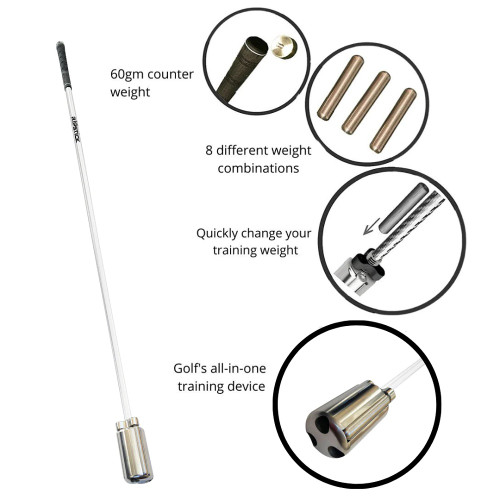 Rypstick Speed Trainer 45" White