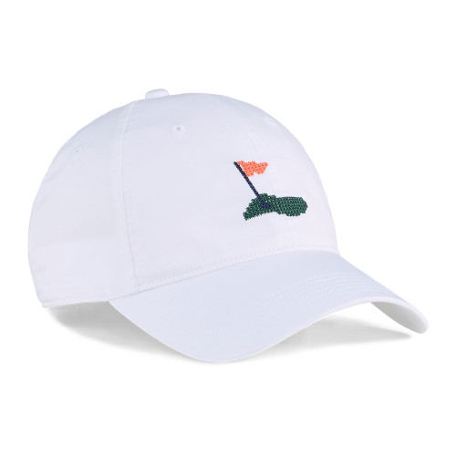 Puma Women's Needlepoint Dad Hat Adjustable - White Glow