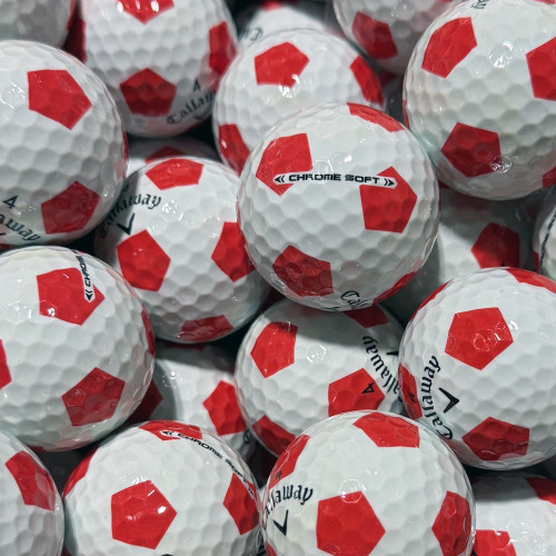Callaway Chrome Soft Truvis Red Bulk Golf Balls - Closeout