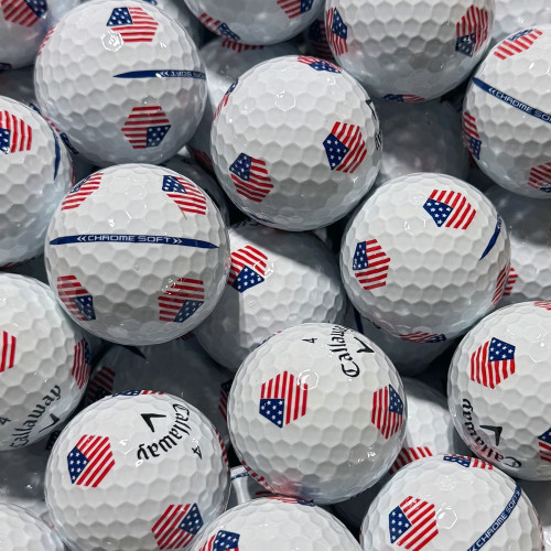 Callaway Chrome Soft TruTrack USA Bulk Golf Balls - Closeout