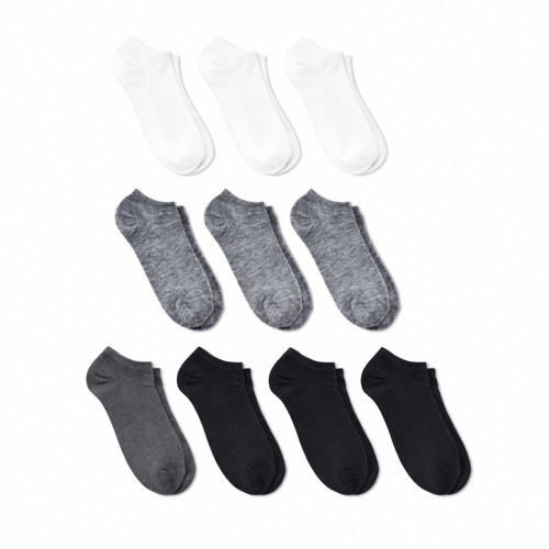 Bright Star Women's Low Cut Sock Assortment 10 Pairs Size 9-11