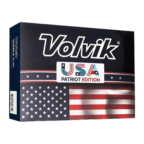 Volvik Vista3 DL 360 Patriot Edition White Golf Balls