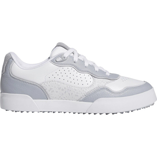 Adidas Women's Retrocross 25 Golf Shoes - White/Silver/Grey