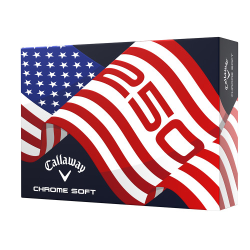 Callaway Chrome Soft USA Stripe Golf Balls