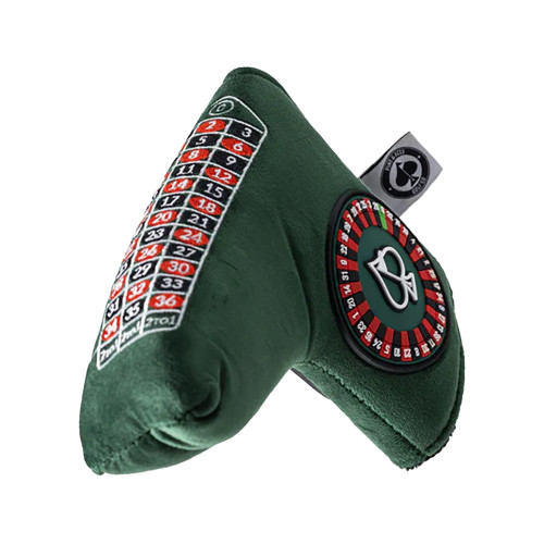 Pins & Aces Roulette Magnetic Blade Putter Headcover