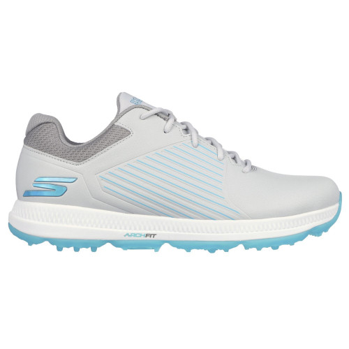 Skechers Women's Go Golf Elite 5 GF Golf Shoes - Gray/Turquoise