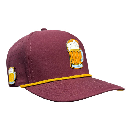 Logie Joe's Cold One Snapback Hat w/ Ball Marker + Built in Magnet