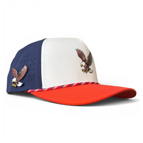 Logie Joe's Freedom Flight Snapback Hat w/ Ball Marker + Built in Magnet