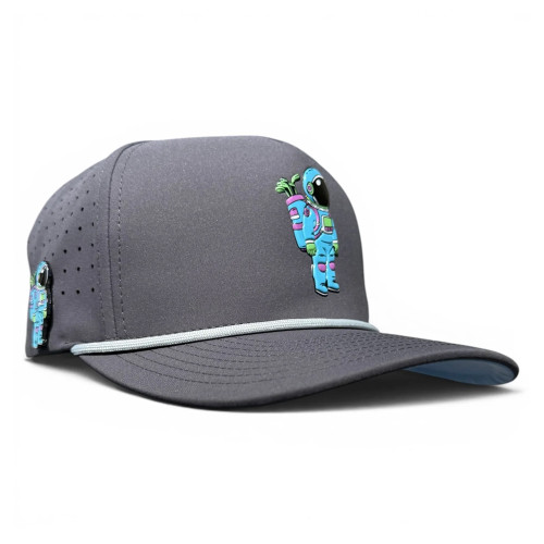 Logie Joe's Astronaut Walker Snapback Golf Hat w/ Ball Marker + Built in Magnet