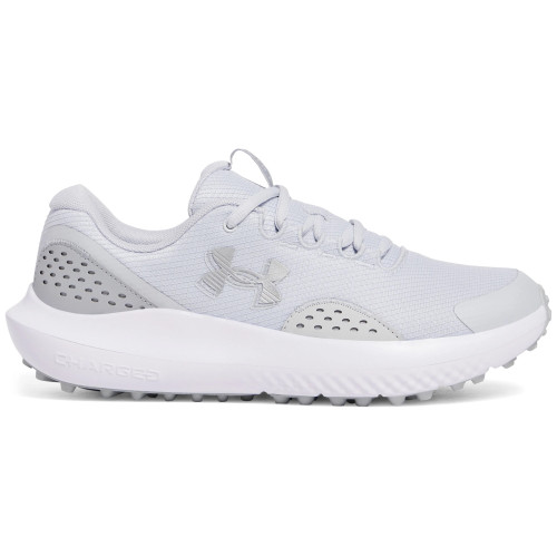 Under Armour Men's Surge Golf SL Golf Shoes - Gray/Silver