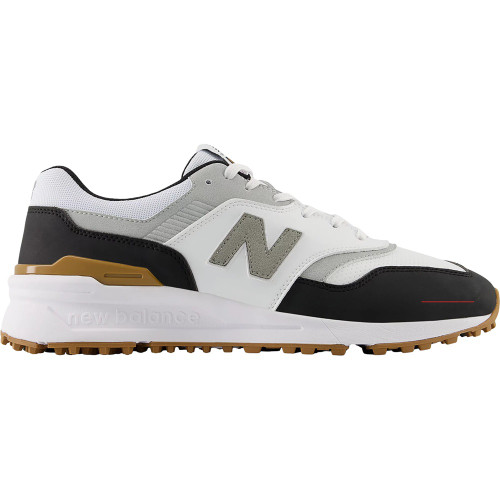 New Balance Men's 997 Golf Shoes - White/Black