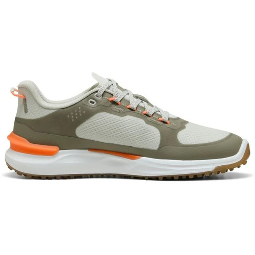 Puma Men's Ignite Elevate X Golf Shoes - Gray/Moss/Orange