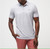 NEW Men's TravisMathew The Heater Polo Heather Microchip 2XL