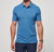NEW Men's TravisMathew The Heater Polo Stellar Blue Medium