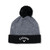 Callaway Tour Authentic Pom Beanie Hat - Dark Grey / Black