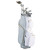 Lady TaylorMade Kalea Gold Cart Complete 10 Piece Golf Set Grey / White