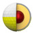Srixon Z-Star XV Divide Golf Balls - White / Yellow
