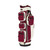 Lady Hampton Canvas Golf Cart Bag - Burgundy / Ivory