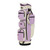 Lady Hampton Canvas Golf Cart Bag - Lavender / Ivory