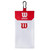 Wilson Staff Microfiber Tri-Fold Towel White / Red 16" x 21"